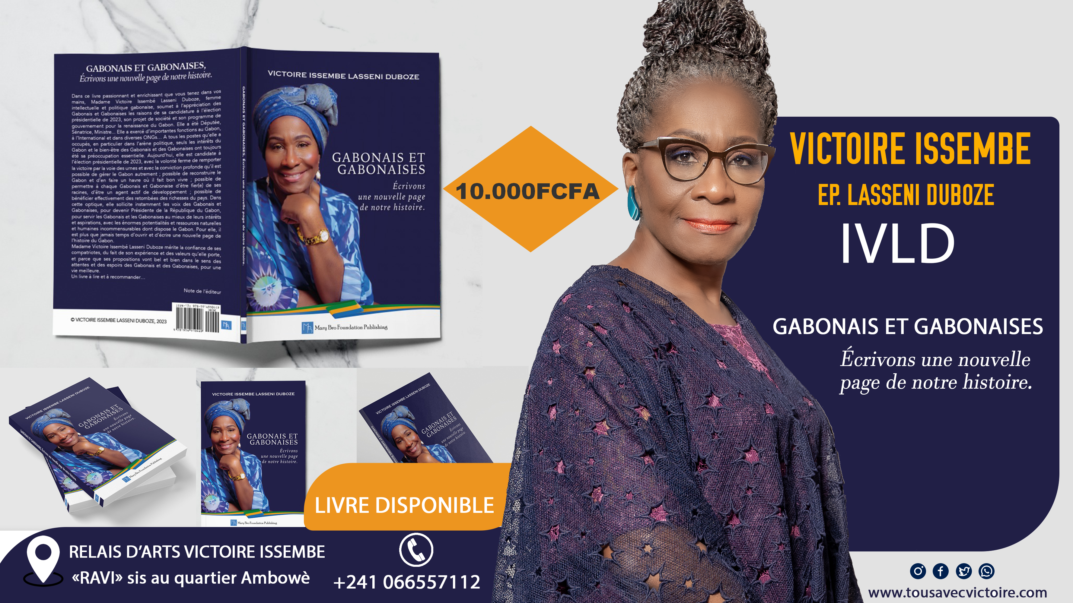 Gabonaises, Gabonais… Écrivons une nouvelle page de notre Histoire. - IVLD  - Tous Avec Victoire
